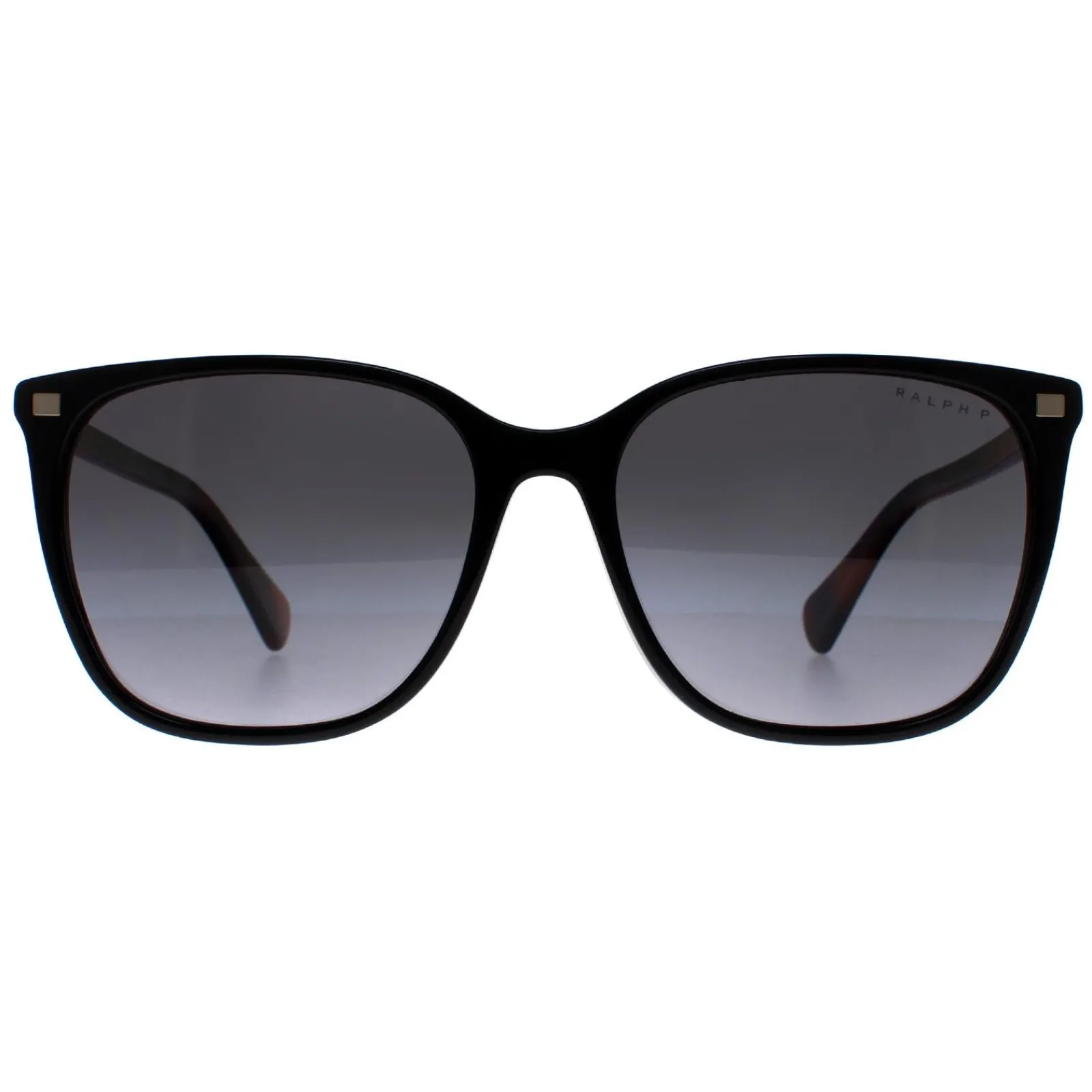 Ralph by Ralph Lauren Square^Sunglasses RA5293 6037T3 Shiny Black with Havana