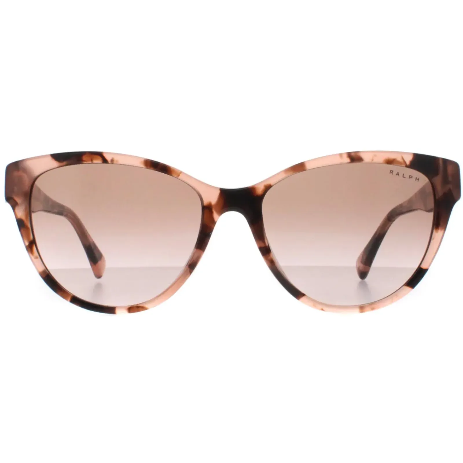 Ralph by Ralph Lauren Cat-Eye^Sunglasses RA5299U 605813 Shiny Pink Havana Brow