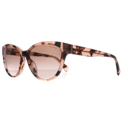 Ralph by Ralph Lauren Cat-Eye^Sunglasses RA5299U 605813 Shiny Pink Havana Brow