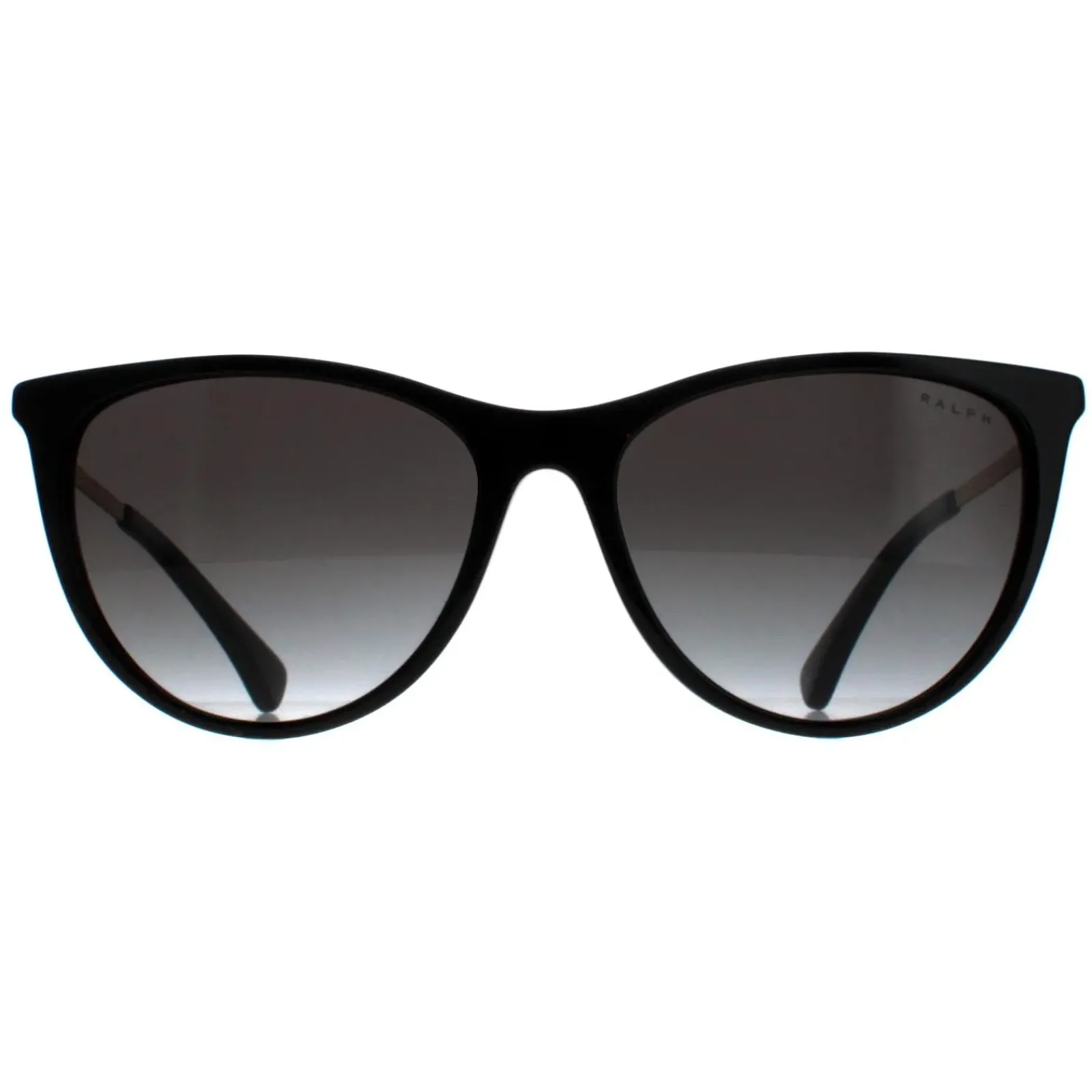 Ralph by Ralph Lauren Cat-Eye^Sunglasses RA5290 50018G Shiny Black Grey Gradie