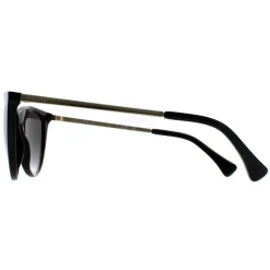 Ralph by Ralph Lauren Cat-Eye^Sunglasses RA5290 50018G Shiny Black Grey Gradie
