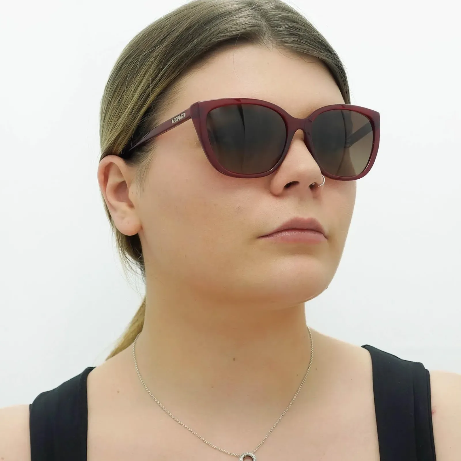 Ralph by Ralph Lauren Butterfly^Sunglasses RA5274 5800T5 Transparent Bordeaux Li