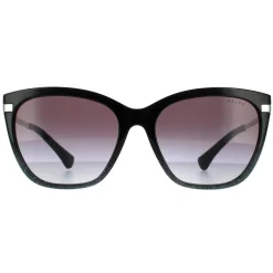 Ralph by Ralph Lauren Butterfly^Sunglasses RA5267 58418G Shiny Gradient Black Gl