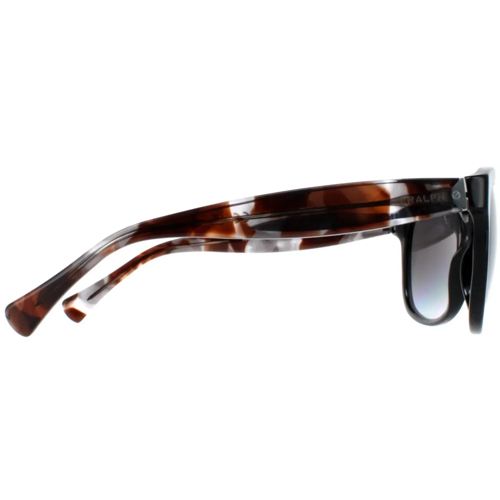 Ralph by Ralph Lauren Polarised|Cat-Eye^Sunglasses RA5191 5001T3 Shiny Black and Havana
