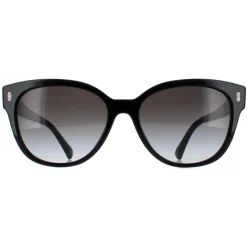 Ralph by Ralph Lauren Cat-Eye^Sunglasses RA5305U 50018G Shiny Black Grey Gradi