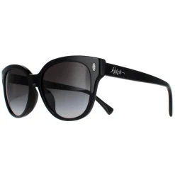 Ralph by Ralph Lauren Cat-Eye^Sunglasses RA5305U 50018G Shiny Black Grey Gradi