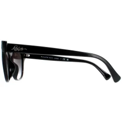 Ralph by Ralph Lauren Cat-Eye^Sunglasses RA5305U 50018G Shiny Black Grey Gradi
