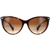 Ralph by Ralph Lauren Butterfly^Sunglasses RA5270 500313 Shiny Dark Havana Brown