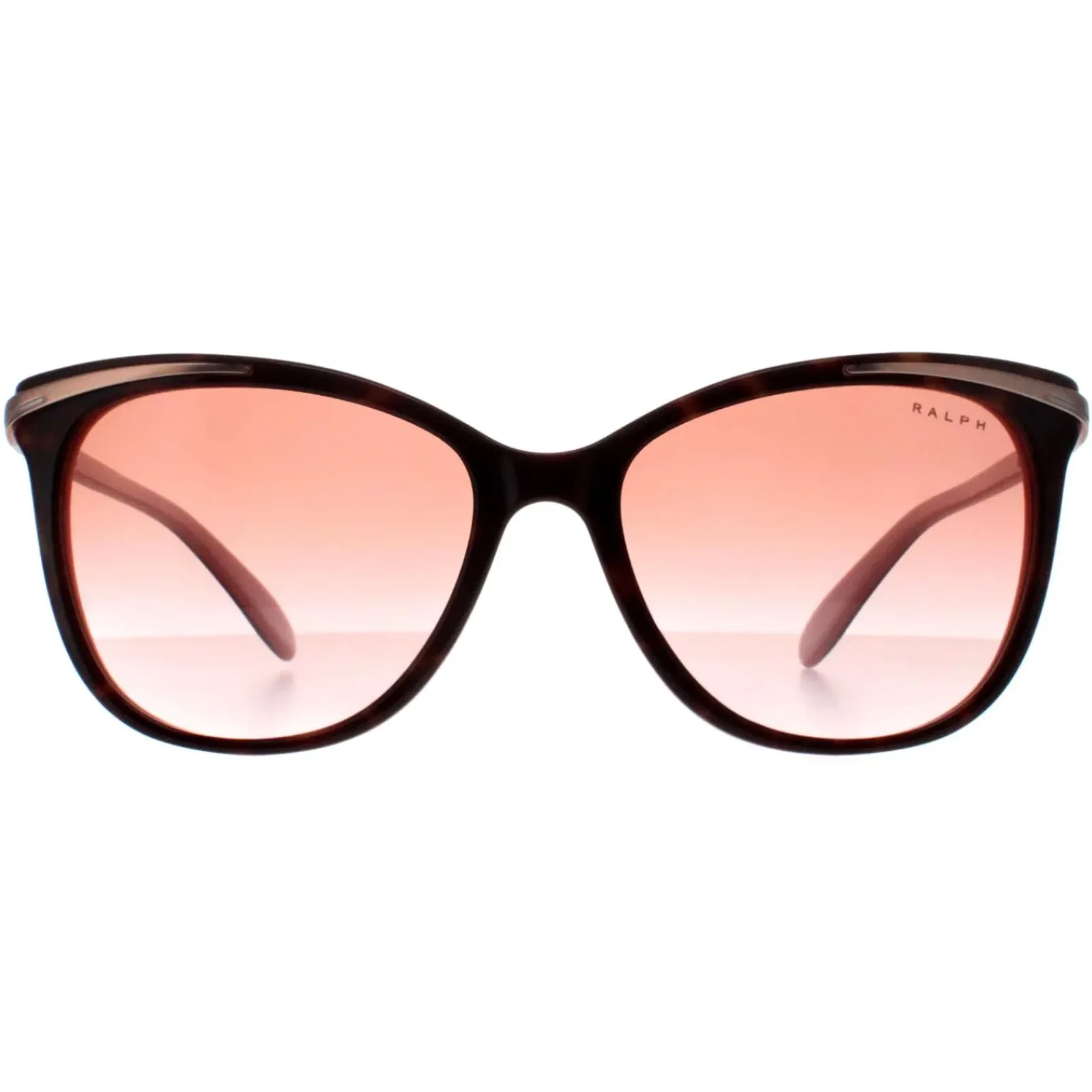 Ralph by Ralph Lauren Cat-Eye^Sunglasses RA5203 599/13 Pink Havana Brown Gradi