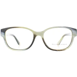 Ralph Lauren Square^Glasses Frames RL 6112 5445 Horn Black Yellow Vintage Eff