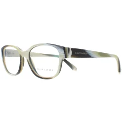 Ralph Lauren Square^Glasses Frames RL 6112 5445 Horn Black Yellow Vintage Eff
