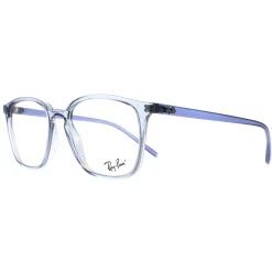 Ray-Ban Square|Ray-Ban^Eyeglasses RX7185 8235 Transparent Dark Blue Men Women