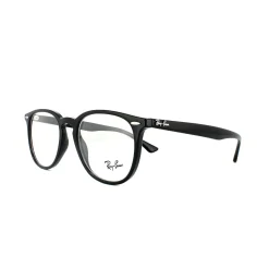 Ray-Ban Round|Round^Glasses Frames 7159 2000 Black Mens Womens 52mm