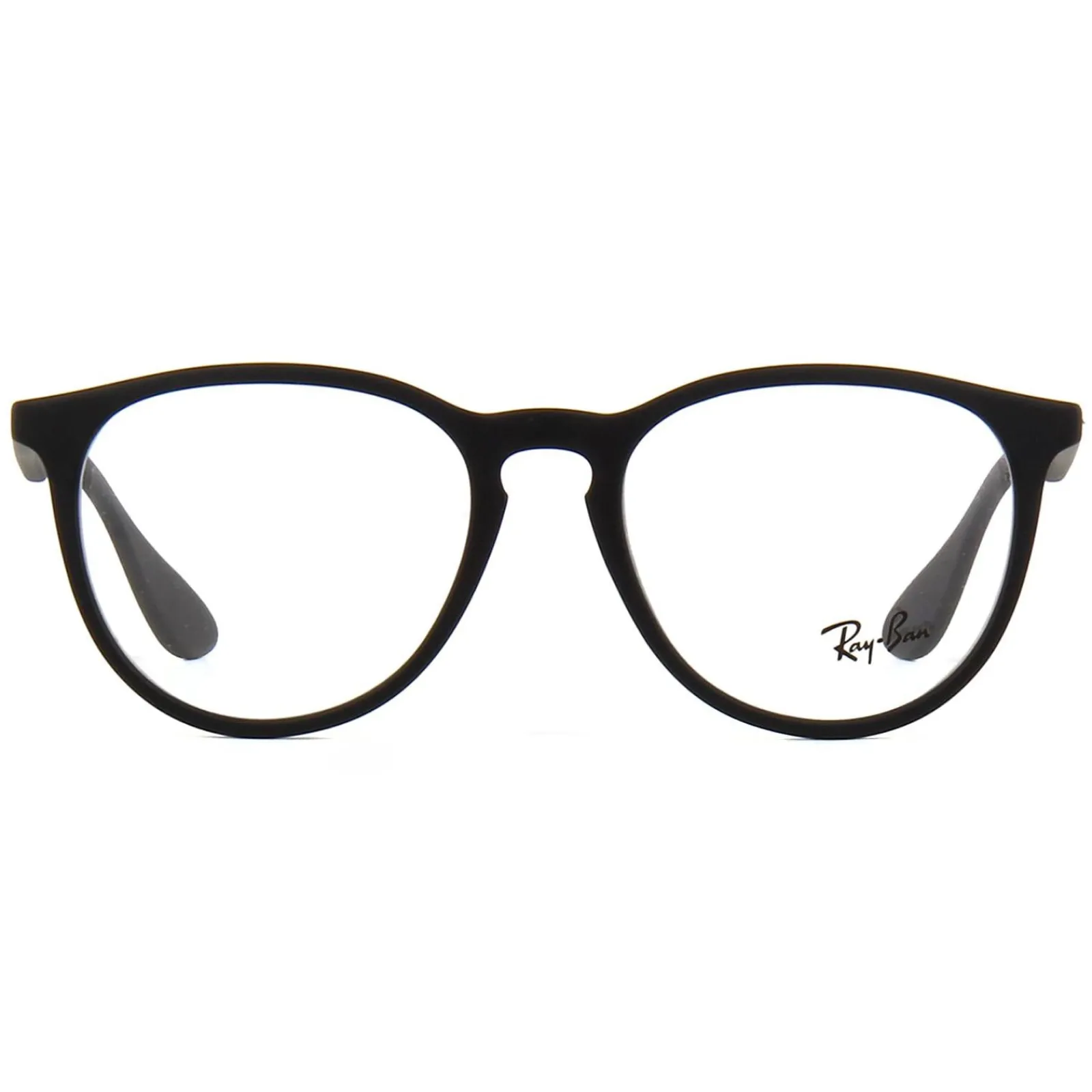 Ray-Ban Round|Round^Glasses Frames 7046 5364 Rubberised Black Clear