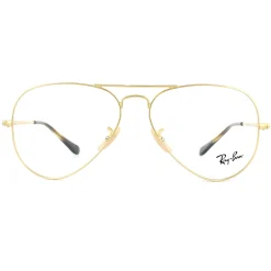 Ray-Ban Aviator|Ray-Ban^Glasses Frames 6489 Aviator 2500 Gold 55mm
