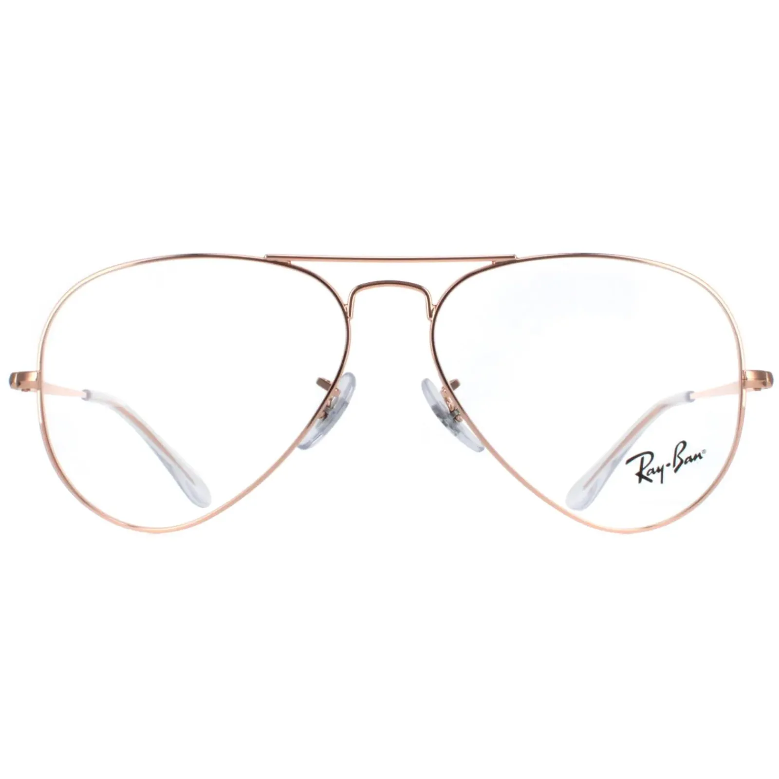 Ray-Ban Aviator|Ray-Ban^Glasses Frames RX6489 Aviator 3094 Rose Gold Men Women