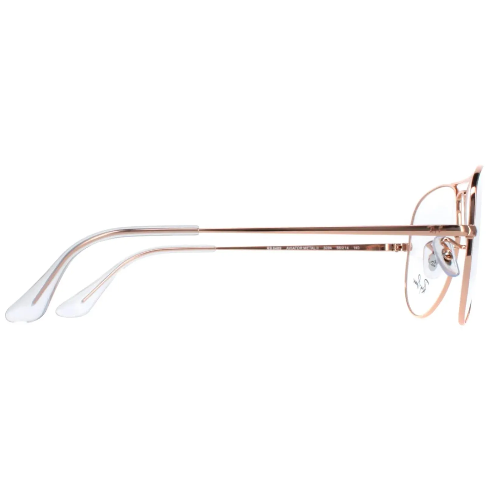 Ray-Ban Aviator|Ray-Ban^Glasses Frames RX6489 Aviator 3094 Rose Gold Men Women