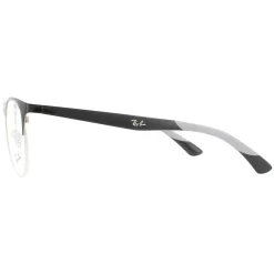 Ray-Ban Square|Ray-Ban^Glasses Frames RX6412 2861 Black Silver Men