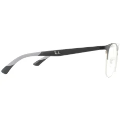 Ray-Ban Square|Ray-Ban^Glasses Frames RX6412 2861 Black Silver Men