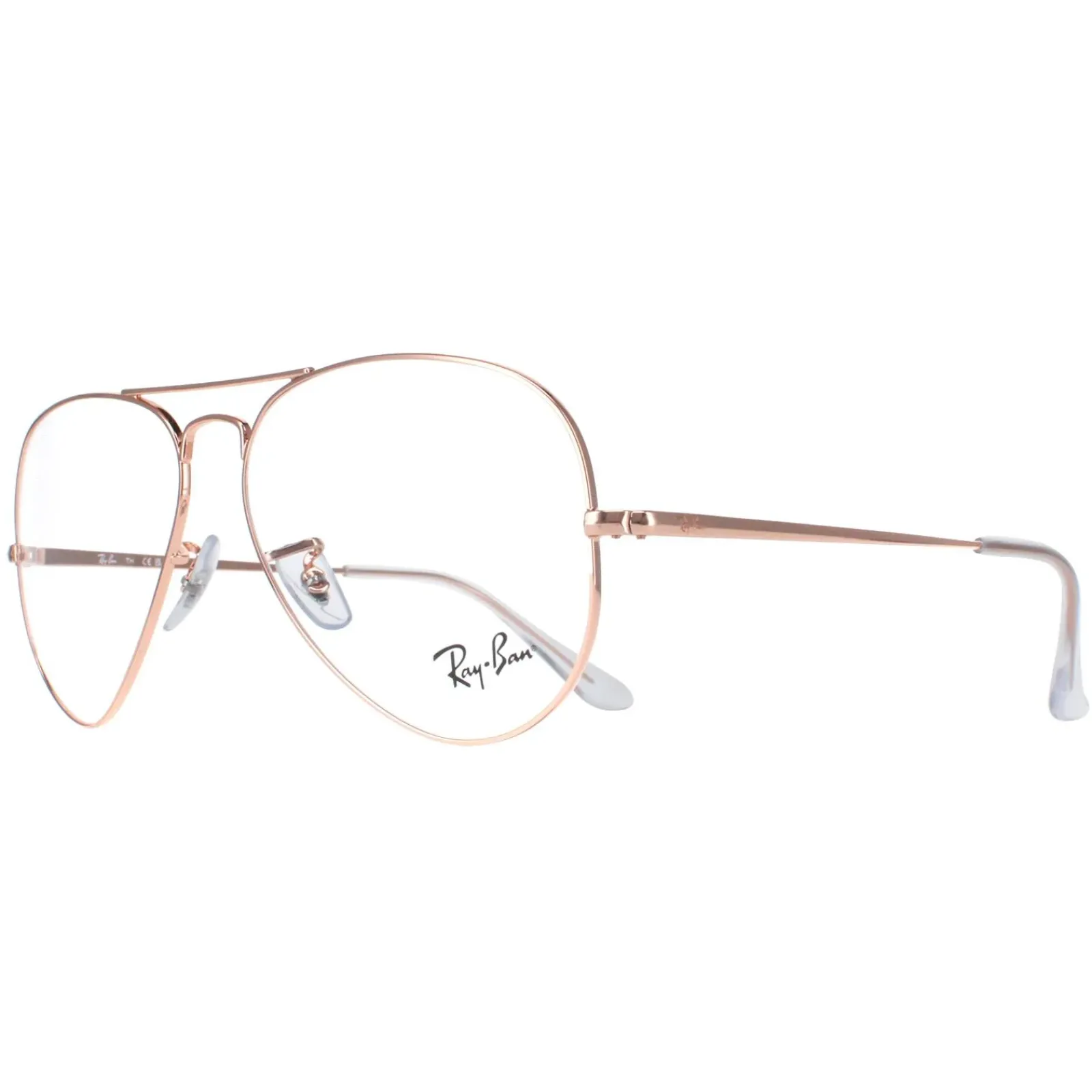 Ray-Ban Aviator|Ray-Ban^Glasses Frames RX6489 Aviator 3094 Rose Gold Men Women