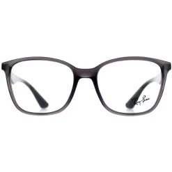 Ray-Ban Square|Ray-Ban^Glasses Frames RX7066 5848 Transparent Grey Men Women