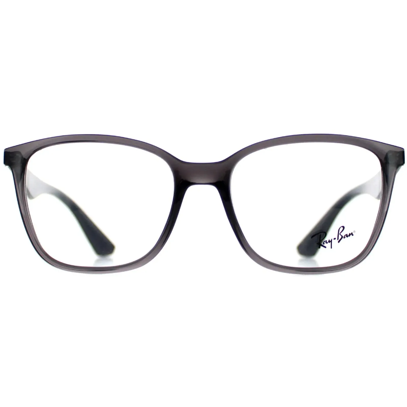 Ray-Ban Square|Ray-Ban^Glasses Frames RX7066 5848 Transparent Grey Men Women