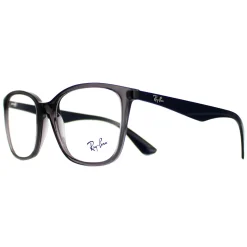 Ray-Ban Square|Ray-Ban^Glasses Frames RX7066 5848 Transparent Grey Men Women