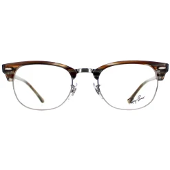 Ray-Ban Square|Ray-Ban^Glasses Frames RX5154 Clubmaster 5749 Polished Brown Men Women