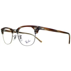 Ray-Ban Square|Ray-Ban^Glasses Frames RX5154 Clubmaster 5749 Polished Brown Men Women