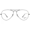 Ray-Ban Aviator|Ray-Ban^Glasses Frames RX6489 2503 Black Men Women 58mm