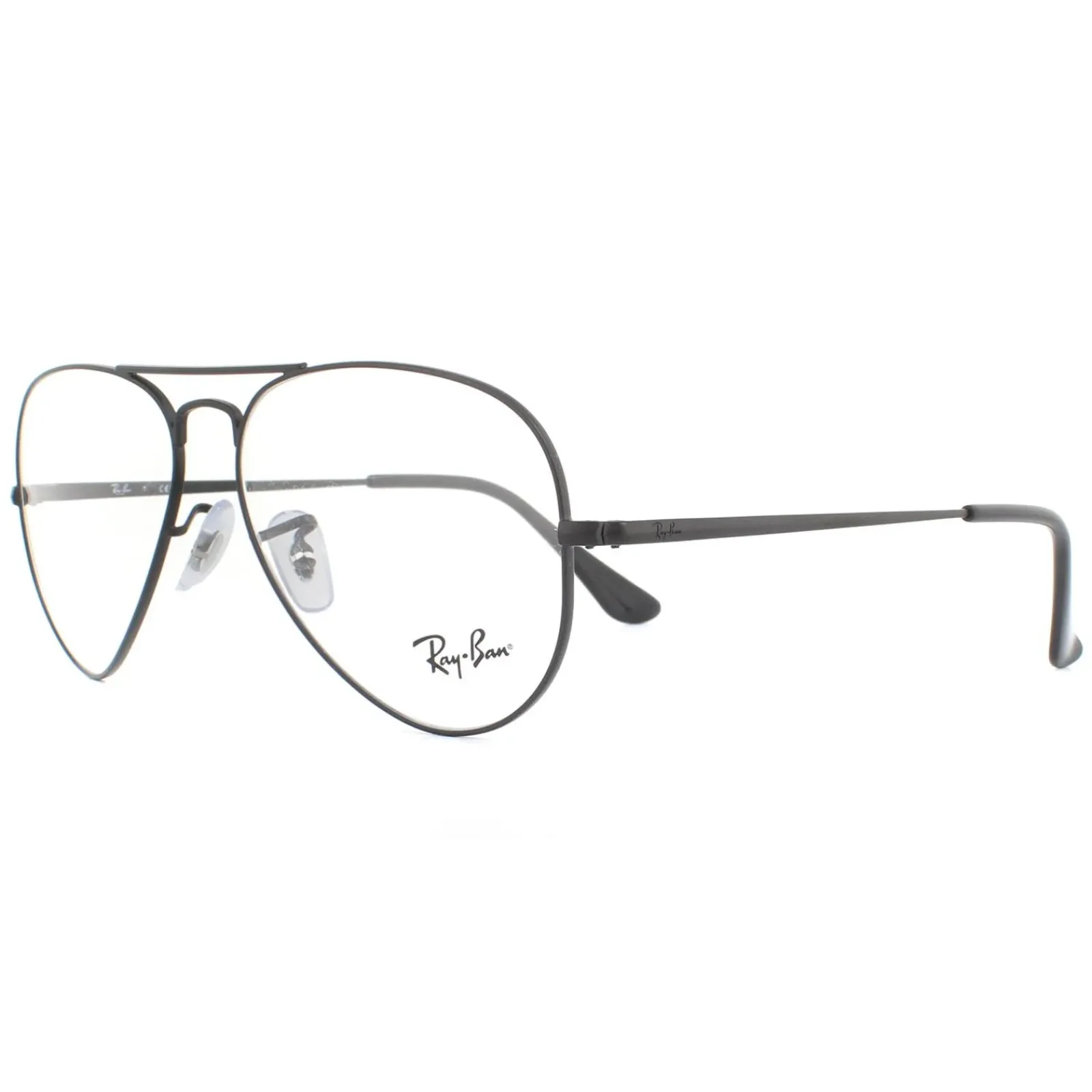 Ray-Ban Aviator|Ray-Ban^Glasses Frames RX6489 2503 Black Men Women 58mm