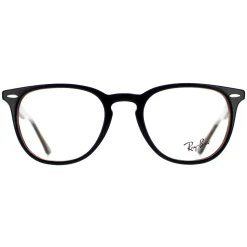 Ray-Ban Round|Round^Glasses Frames RX7159 5909 Grey Havana Men Women