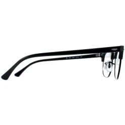 Ray-Ban Round|Round^Glasses Frames RX5154 Clubmaster 8232 Grey on Black Men Women