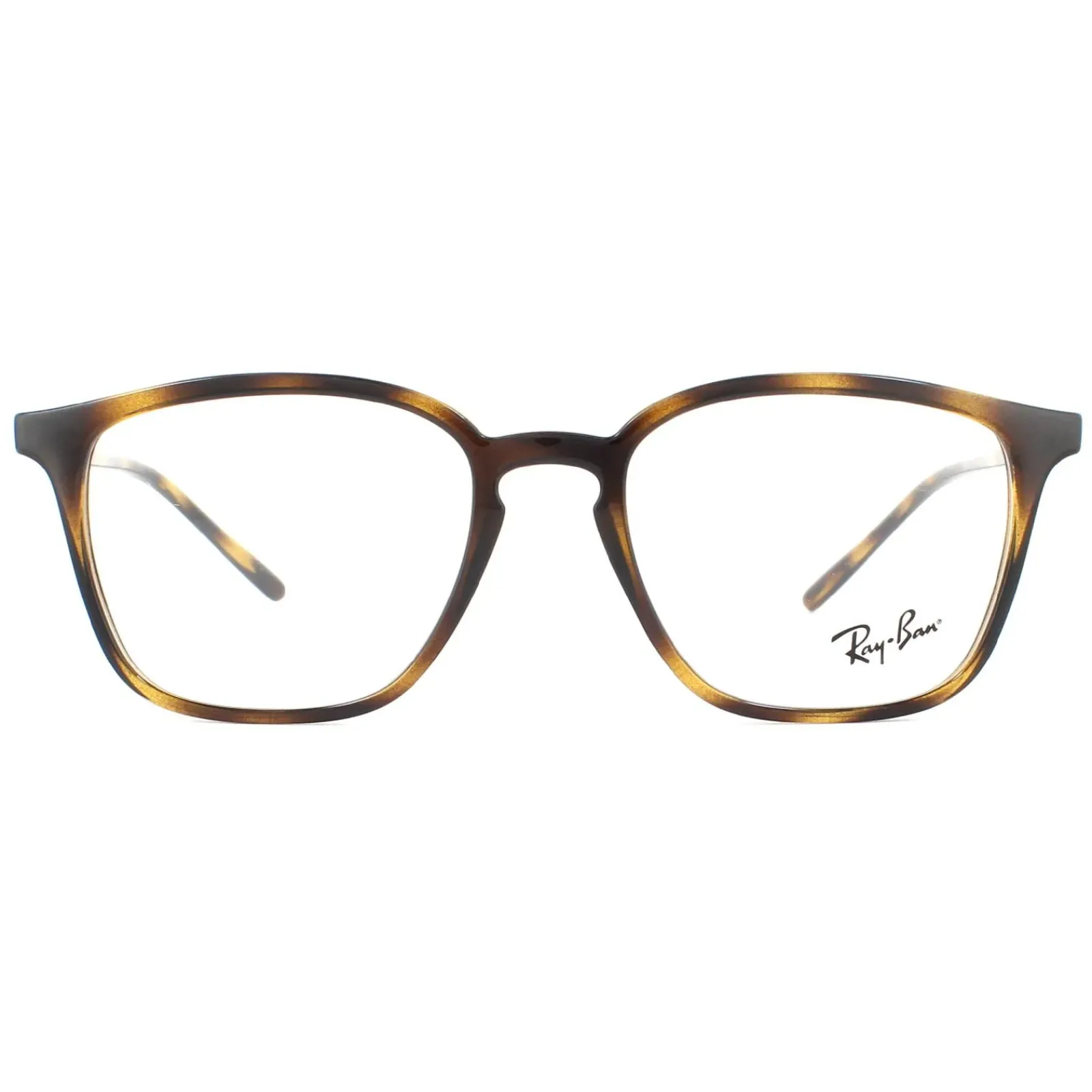 Ray-Ban Square|Ray-Ban^Glasses Frames RX7185 2012 Havana Men Women