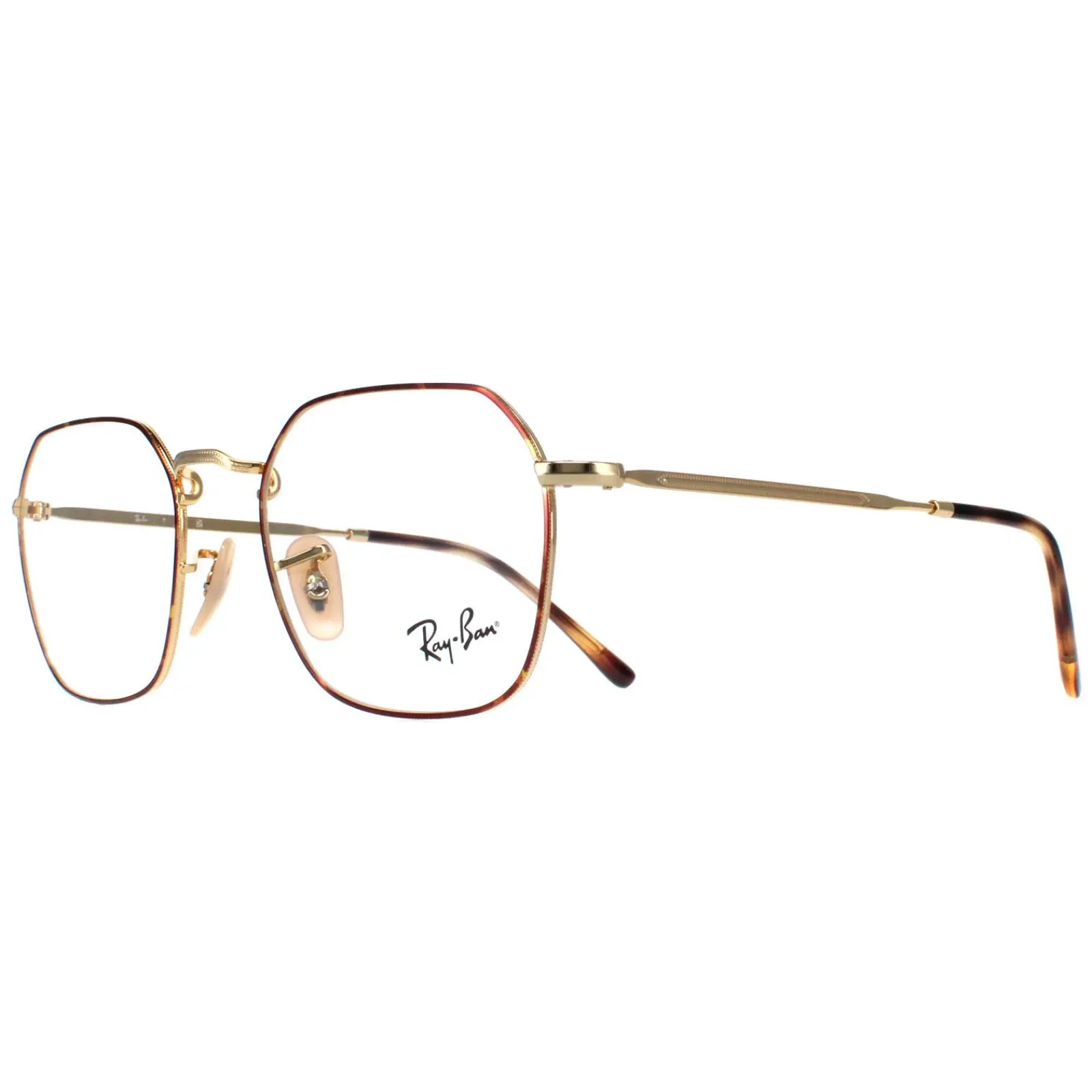 Ray-Ban Square|Ray-Ban^Glasses Frames RX3694V Jim 2945 Havana on Gold Men Women
