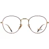 Ray-Ban Ray-Ban|Round^Glasses Frames RX3582V David 2945 Havana on Gold Men Women