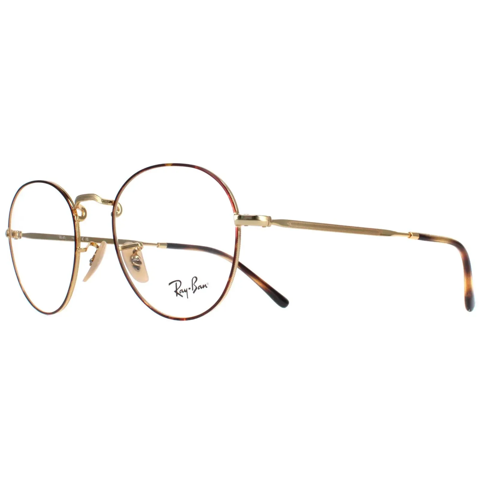 Ray-Ban Ray-Ban|Round^Glasses Frames RX3582V David 2945 Havana on Gold Men Women
