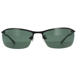 Ray-Ban Ray-Ban|Wrap^Rayban Sunglasses 3183 006 71 Matt Black Green