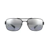 Ray-Ban Polarised^Sunglasses 3522 006/82 Black Silver Mirror Polarized