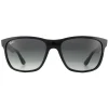 Ray-Ban Rectangle^Sunglasses 4181 601/71 Black Dark Grey Gradient