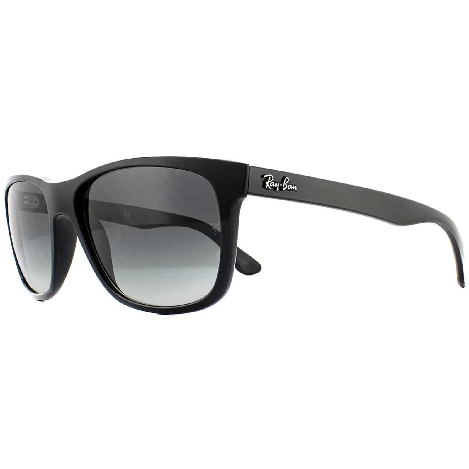 Ray-Ban Rectangle^Sunglasses 4181 601/71 Black Dark Grey Gradient