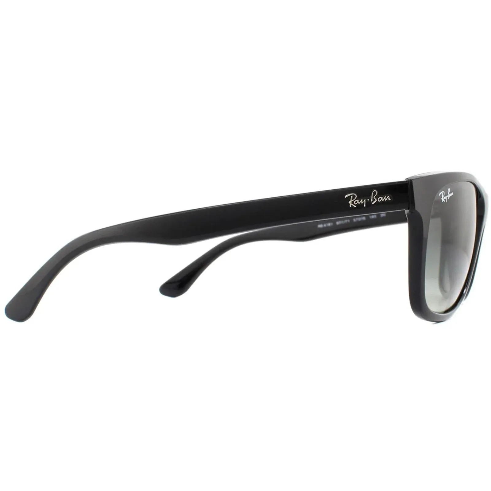 Ray-Ban Rectangle^Sunglasses 4181 601/71 Black Dark Grey Gradient