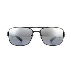 Ray-Ban Polarised^Sunglasses 3522 006/82 Black Silver Mirror Polarized 61mm