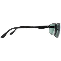 Ray-Ban Rectangle^Sunglasses 3498 002/71 Black Green