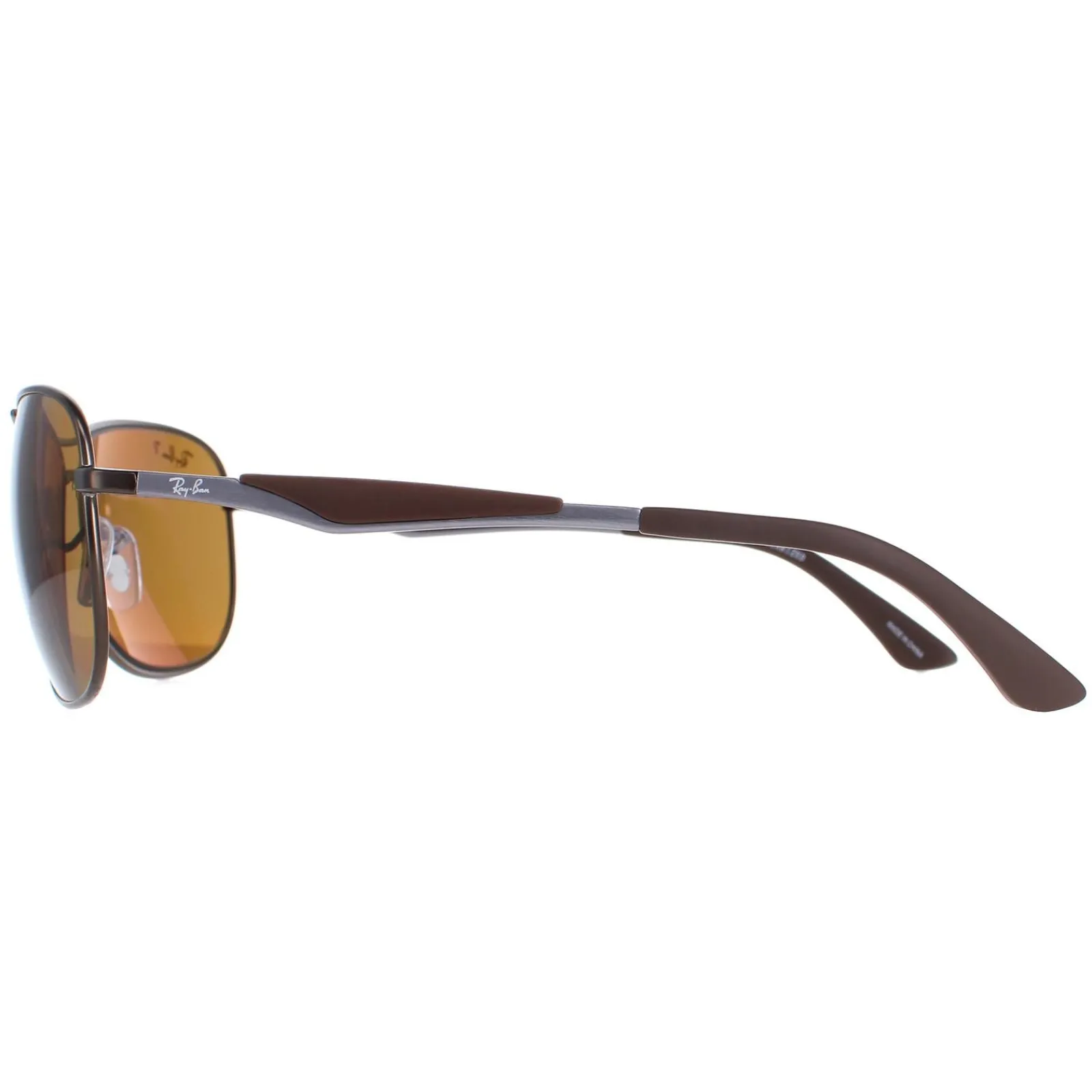 Ray-Ban Polarised^Sunglasses 3519 029/83 Gunmetal Brown Polarized