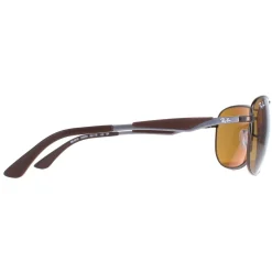 Ray-Ban Polarised^Sunglasses 3519 029/83 Gunmetal Brown Polarized