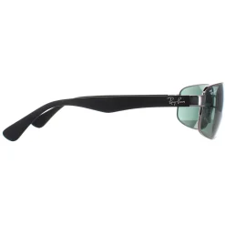 Ray-Ban Rectangle^Rayban Sunglasses 3445 004 Gunmetal Green