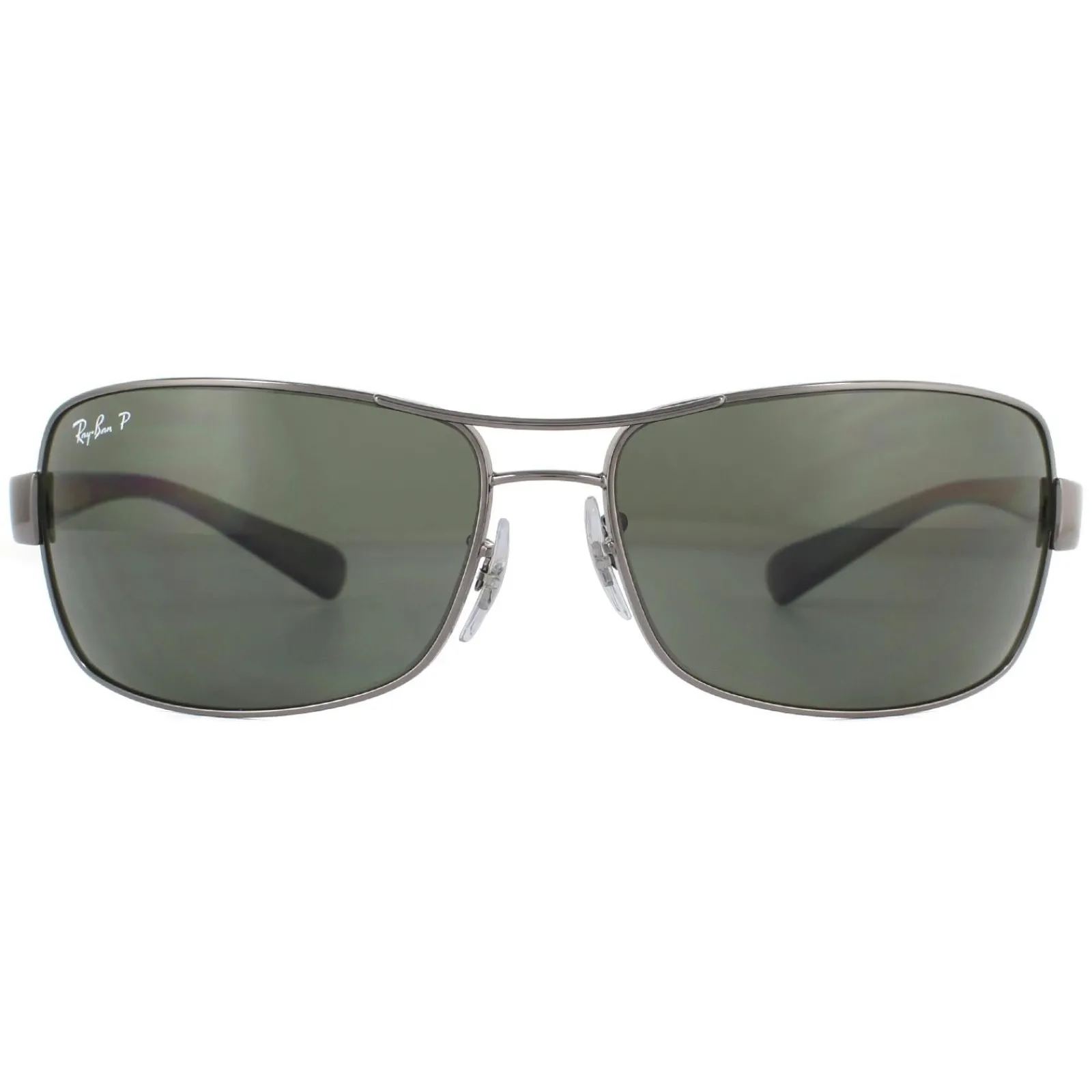 Ray-Ban Polarised^Sunglasses 3379 004/58 Gunmetal Green Polarized