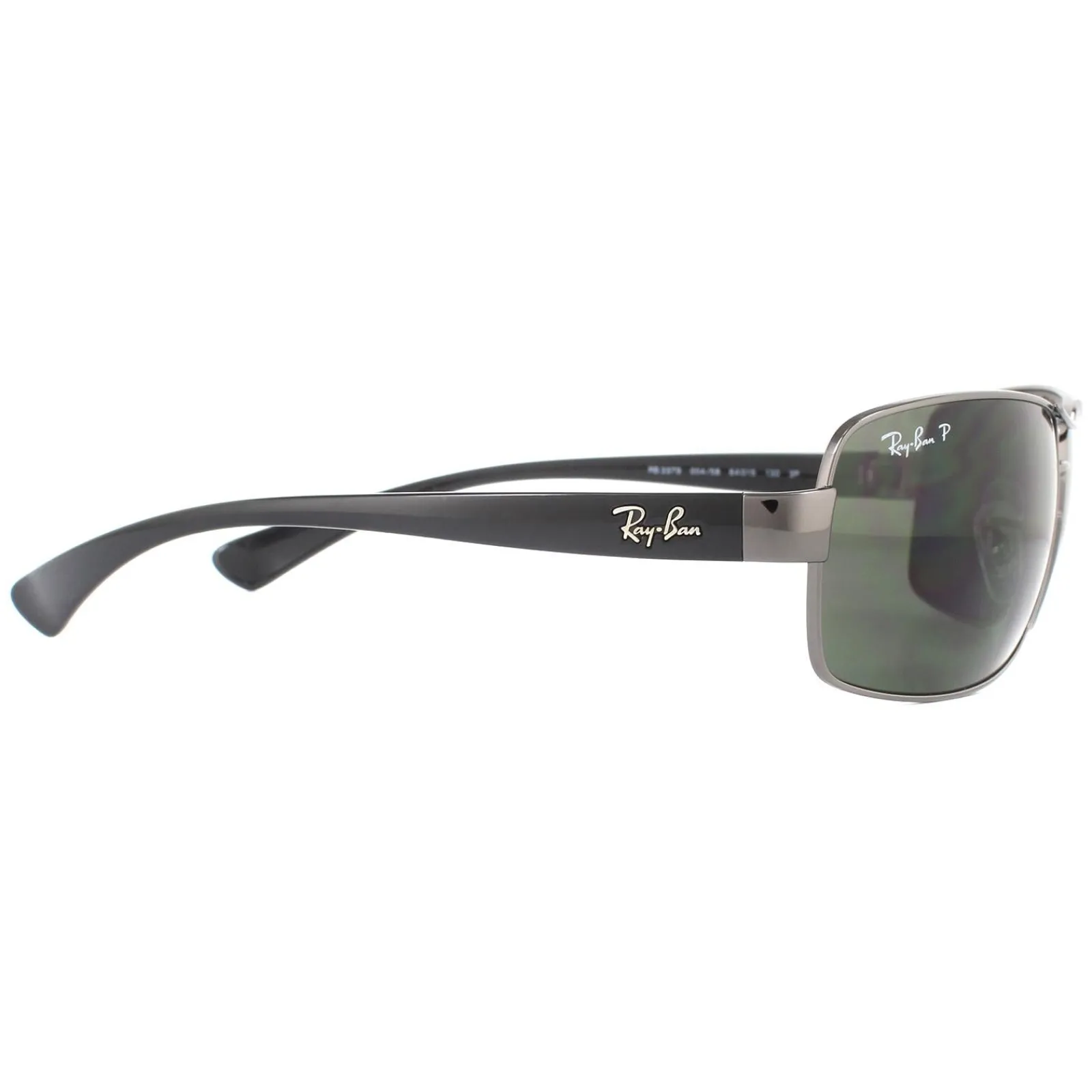 Ray-Ban Polarised^Sunglasses 3379 004/58 Gunmetal Green Polarized