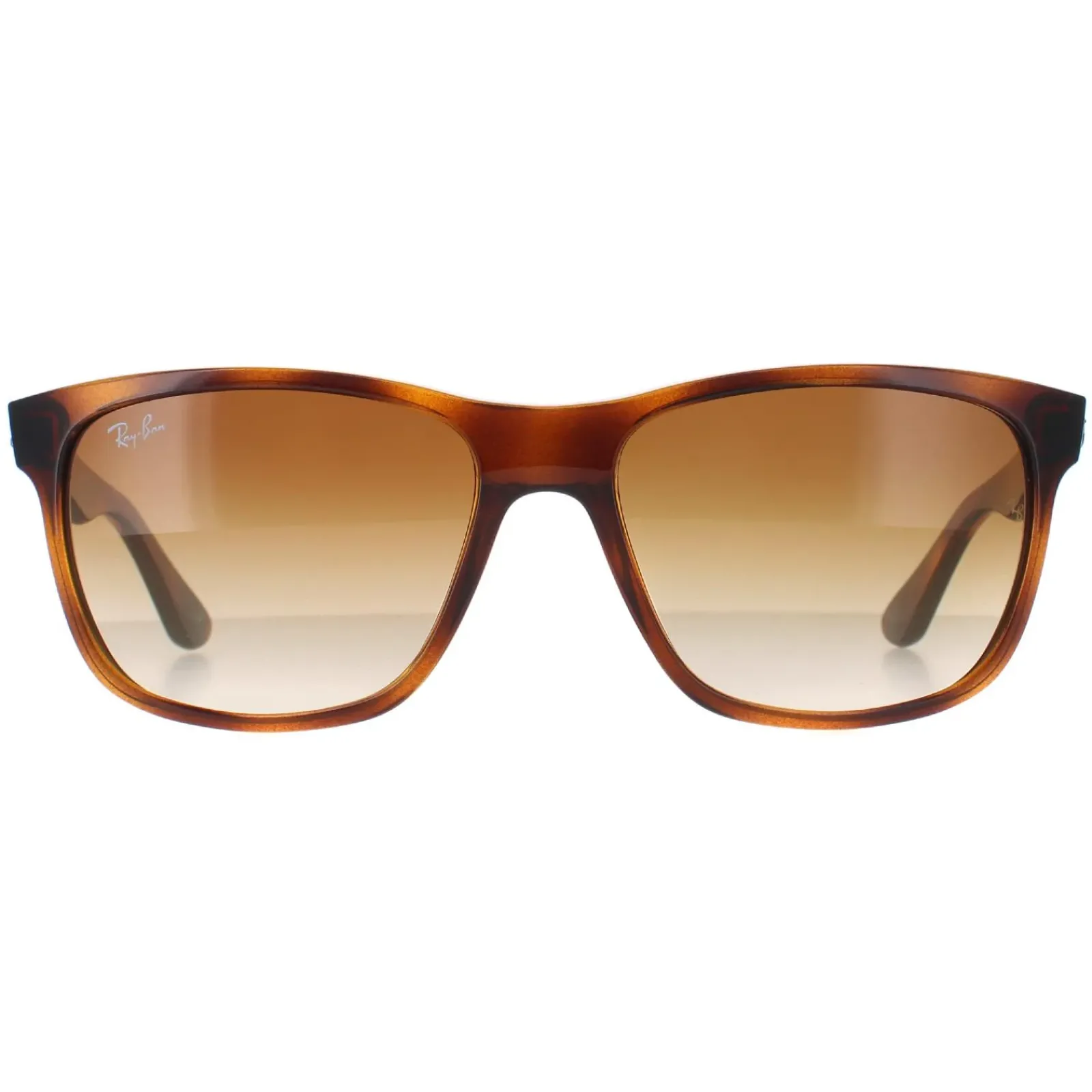 Ray-Ban Rectangle^Sunglasses 4181 710/51 Light Havana Brown Gradient